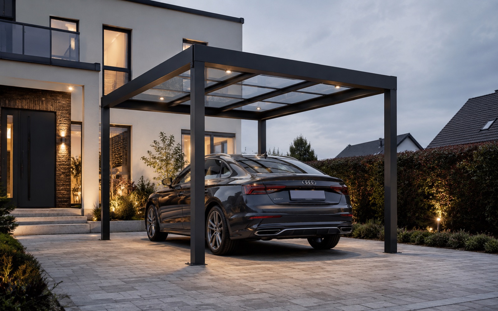 ALUXIL Einzelcarport 3,0 × 5,0 m