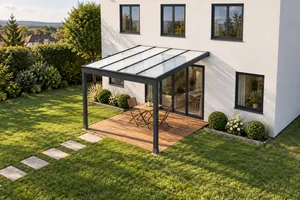 ALUXIL Skyline 110 — wandmontiertes Terrassendach